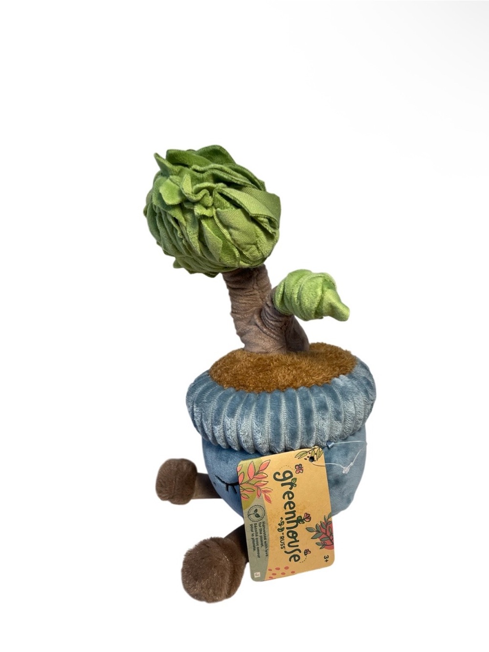 Greenhouse by Russ 12-Inch Blue Pot Bondi Tree/Lilly - NWT **